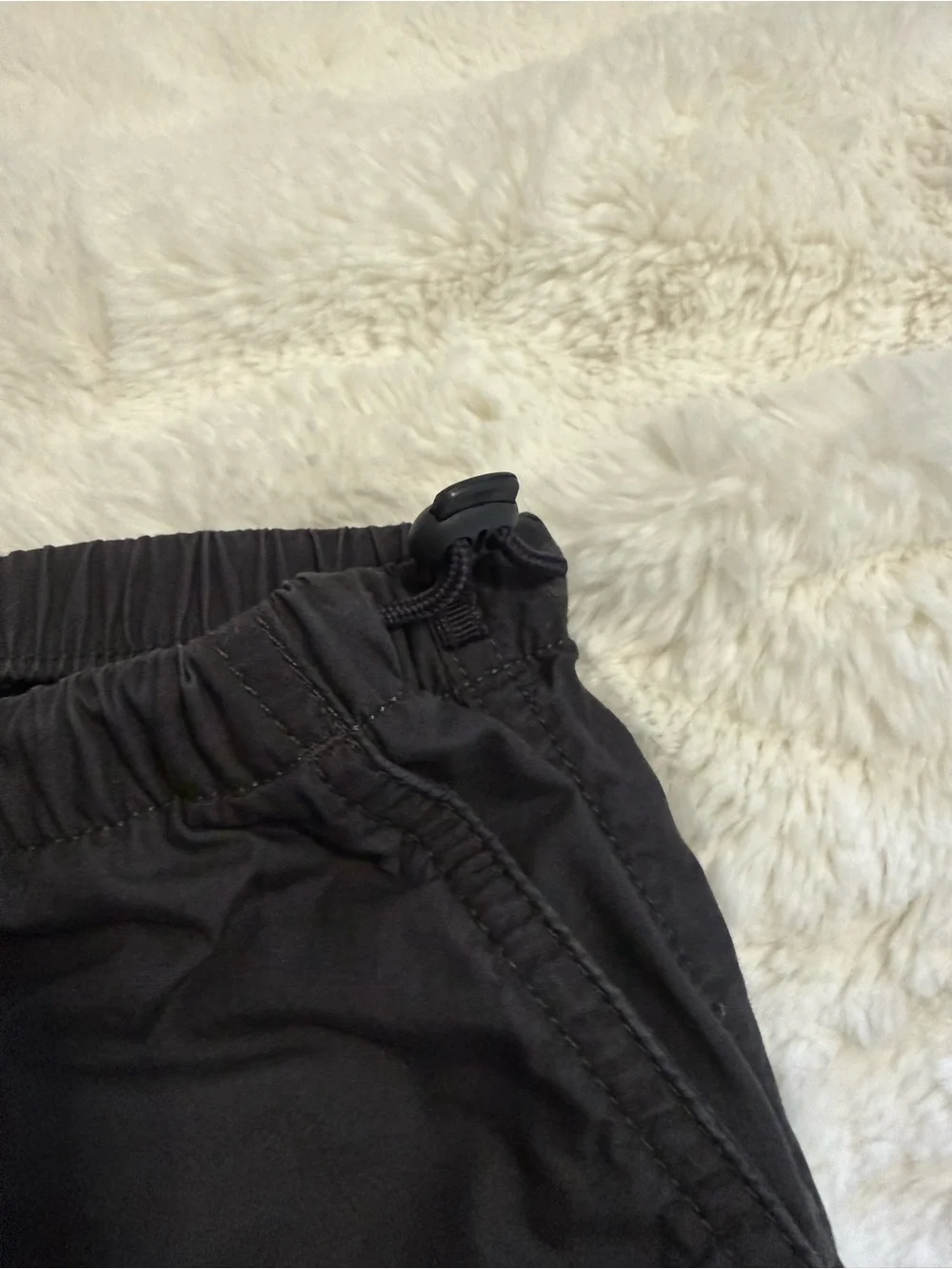 Kids Old Navy Black Drawstring Casual Pants